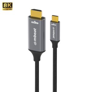 mbeat Tough Link 8K 1.8m USB-C to HDMI Cable  Host Interface: USB-C Output Inter