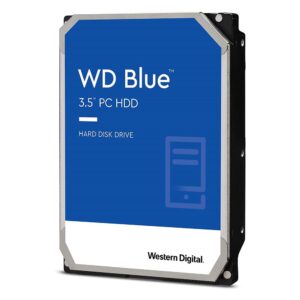 Western Digital WD Blue 1TB 3.5' HDD SATA 6Gb/s 7200RPM 64MB Cache CMR Tech 2yrs