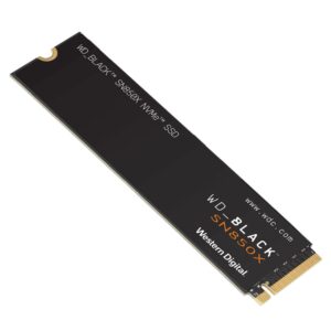 Western Digital WD Black SN850X 4TB Gen4 NVMe SSD for PS5 - 7300MB/s 6600MB/s R/