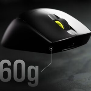 Corsair M75 Air Slipstrem Wireless up to 34hrs and 100hrs with BT. 60g