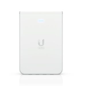 Ubiquiti UniFi Wi-Fi 6 In-Wall Wall-mounted Access Point with a built-in PoE swi