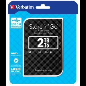 Verbatim 53195 2TB 2.5" USB 3.0 Store'n'Go Hard Drive