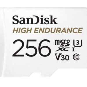 SanDisk High Endurance 256GB microSD 100MB/s 40MB/s 20K hrs 4K UHD C10 U3 V30 -4