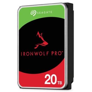 Seagate 20TB 3.5' IronWolf PRO NAS SATA 6Gb/s  7200RPM 256MB Cache HDD. 5 Years