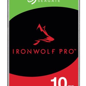 Seagate 10TB 3.5' IronWolf Pro NAS  SATA Hard Drive (ST10000NT001) -5-year limit