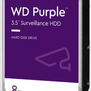 Western Digital WD Purple 8TB 3.5' Surveillance HDD 256MB Cache SATA  3-Year Lim