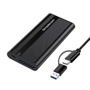 Simplecom SE505 NVMe M.2 SSD to USB-C Enclosure USB 3.2 Gen 2 10Gbps Ultra-slim