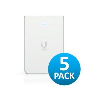 Ubiquiti UniFi Wi-Fi 6 In-Wall Wall-mounted Access Point with a built-in PoE swi