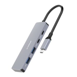 mbeat Elite 4-Port 10Gbps USB-C Gen 2 Hub (2A+2C)  Blazing Fast Gen 2 Speeds  Ve