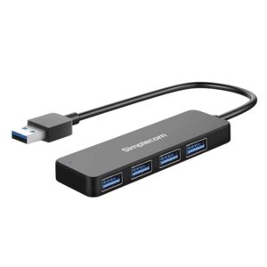 Simplecom CH342 USB 3.0 SuperSpeed 4 Port Hub for Notebooks