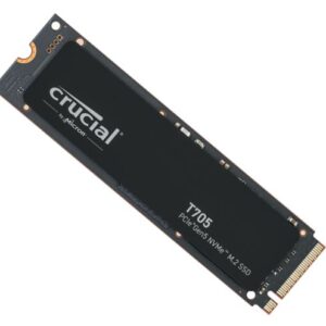 Crucial T705 1TB Gen5 NVMe SSD - 13600/10200 MB/s R/W 600TBW 1.4M IOPs 1.5M hrs
