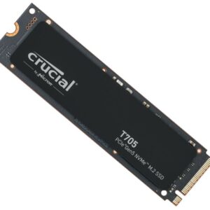 Crucial T705 2TB Gen5 NVMe SSD - 14500/12700 MB/s R/W 1200TBW 1.5M IOPs 1.5M hrs