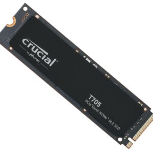 Crucial T705 4TB Gen5 NVMe SSD - 14100/12600 MB/s R/W 2400TBW 1.5M IOPs 1.5M hrs
