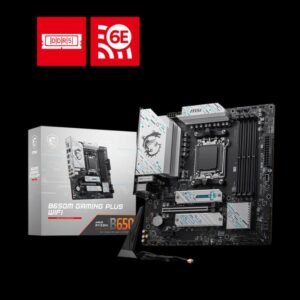 MSI B650M GAMING PLUS WIF AMD AM5 mATX Motherboard