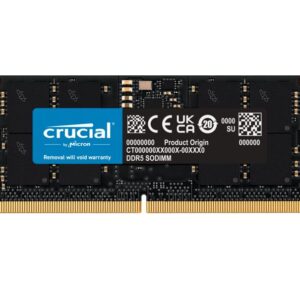 Crucial 48GB (1x48GB) DDR5 SODIMM 5600MHz CL46 Laptop Laptop Memory