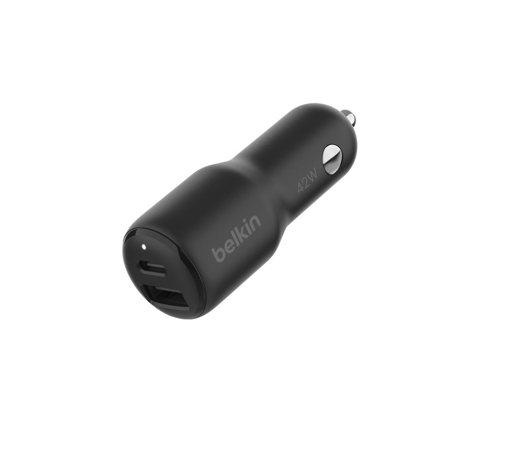 Belkin Universal 42W Dual Port Car Charger with PPS - Black (CCB005BTBK)