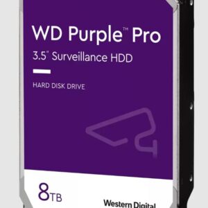 Western Digital WD Purple Pro 8TB 3.5' Surveillance HDD 7200RPM 256MB SATA3 245M
