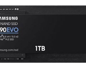Samsung 990 EVO 1TB PCIe Gen4/5 NVMe SSD 5000MB/s 4200MB/s R/W 680K/800K IOPS 60