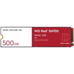 Western Digital WD Red SN700 500GB NVMe NAS SSD 3430MB/s 2600MB/s R/W 1000TBW 42