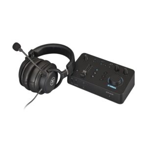 Yamaha ZG01PACK includes:  ZG01 Game Streaming Audio Mixer + YG-G01 Headset w/ c
