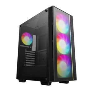 DeepCool MATREXX 55 V4 Full Tempered Glass Side Panel ATX Case. Pre-Installed 3?