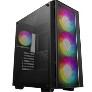 DeepCool MATREXX 55 MESH V4 Full Tempered Glass Side Panel ATX Case. Pre-Install