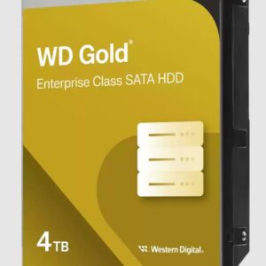 Western Digital Gold 4TB 3.5' Enterprise Class SATA 6 Gb/s HDD 7200 RPM Cache Si