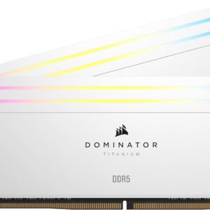 Corsair DOMINATOR® TITANIUM RGB 32GB (2x16GB) DDR5 DRAM 6000MT/s CL30 Intel XMP