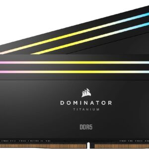 Corsair DOMINATOR® TITANIUM RGB 32GB (2x16GB) DDR5 DRAM 6000MT/s CL30 Intel XMP