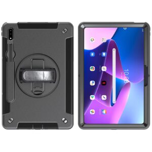 Generic Rugged Lenovo Tab M11 (11') (3rd Gen) Case + Screen Protector Black - Bu