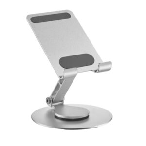Brateck PHS06-6 FOLDING ALUMINUM PHONE & TABLET STAND WITH 360° ROTATION Fits s