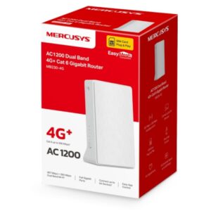 Mercusys MB230-4G 4G+ Cat6 AC1200 Wireless Dual Band Gigabit Router