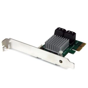 Startech 4 Port PCI Express 2.0 SATA III 6Gbps RAID Controller Card with HyperDu