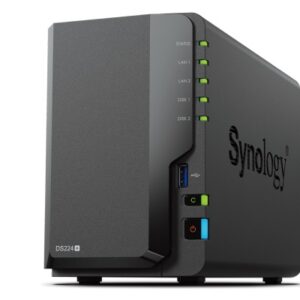 Synology DS224+ 2 Bay NAS Intel Celeron J4025 2-core 2.0 GHz 2 GB DDR4 non-ECC S