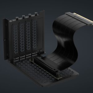 Corsair 6500 Series Vertical GPU Mount Kit - Black  *Compatible with CORSAIR 650