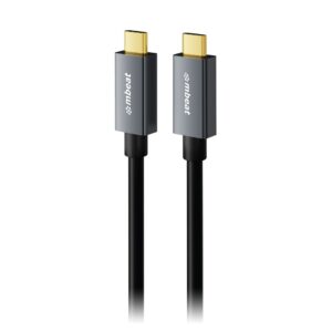 mbeat Tough Link 1m USB 4.0 USB-C Cable - Space Grey Video Resolution: Maximum 8
