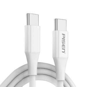 Pisen Mr White USB-C to USB-C PD 60W Cable (1M) - Support Both Fast Charging and