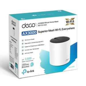 TP-Link Deco X55(1-pack) AX3000 Whole Home Mesh WiFi 6 Router