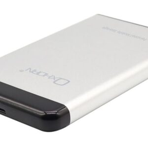 Oxhorn USB 3.0 USAP 2.5? SATA HDD SSD Enclosure Silver USB3.0 Cable (included) 2