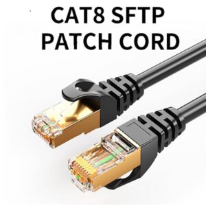 8Ware CAT8 Cable 5m - Grey Color RJ45 Ethernet Network LAN UTP Patch Cord Snagle