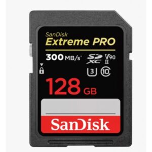 SanDisk SDSDXDK-128G-GN4IN 128GB Extreme PRO SDXC UHS-II Memory Card - Lifetime