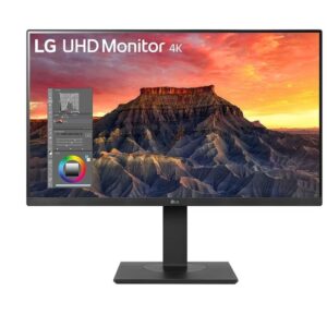 LG 27' IPS 5ms 4K UHD HDR400 FreeSync 3-Side Borderless Monitor w/ArcLine HAS -