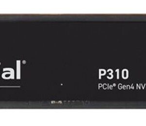 Crucial P310 1TB Gen4 2280 NVMe SSD 7100/6000 MB/s R/W 220TBW 1000K/1200K IOPS 1