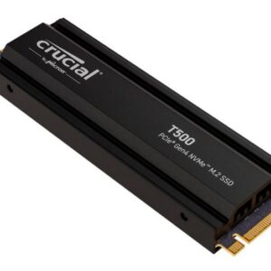 Crucial T500 4TB Gen4 NVMe SSD Heatsink - 7400/7000 MB/s R/W 2400TBW 1440K IOPs