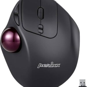 Perixx PERIMICE-717 Wireless 34mm Trackball Mouse