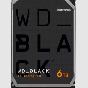 Western Digital WD Black 6TB 3.5' HDD SATA 6gb/s 7200RPM 256MB Cache CMR Tech fo