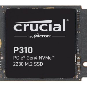 Crucial P310 1TB M.2 2230 NVMe SSD 7100/6000 MB/s 1M IOPS 220TBW 2M MTTF for MS