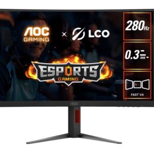 AOC 27' Curved 0.3ms 280Hz