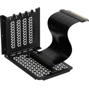 Corsair 6500 Series Vertical GPU Mount Kit - Black  *Compatible with CORSAIR 650