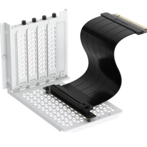 Corsair 6500 Series Vertical GPU Mount Kit - WHITE  *Compatible with CORSAIR 650